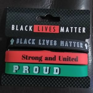 Black Lives Matter & 2 other bracelets